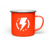 White Enamel Mug - Image 2